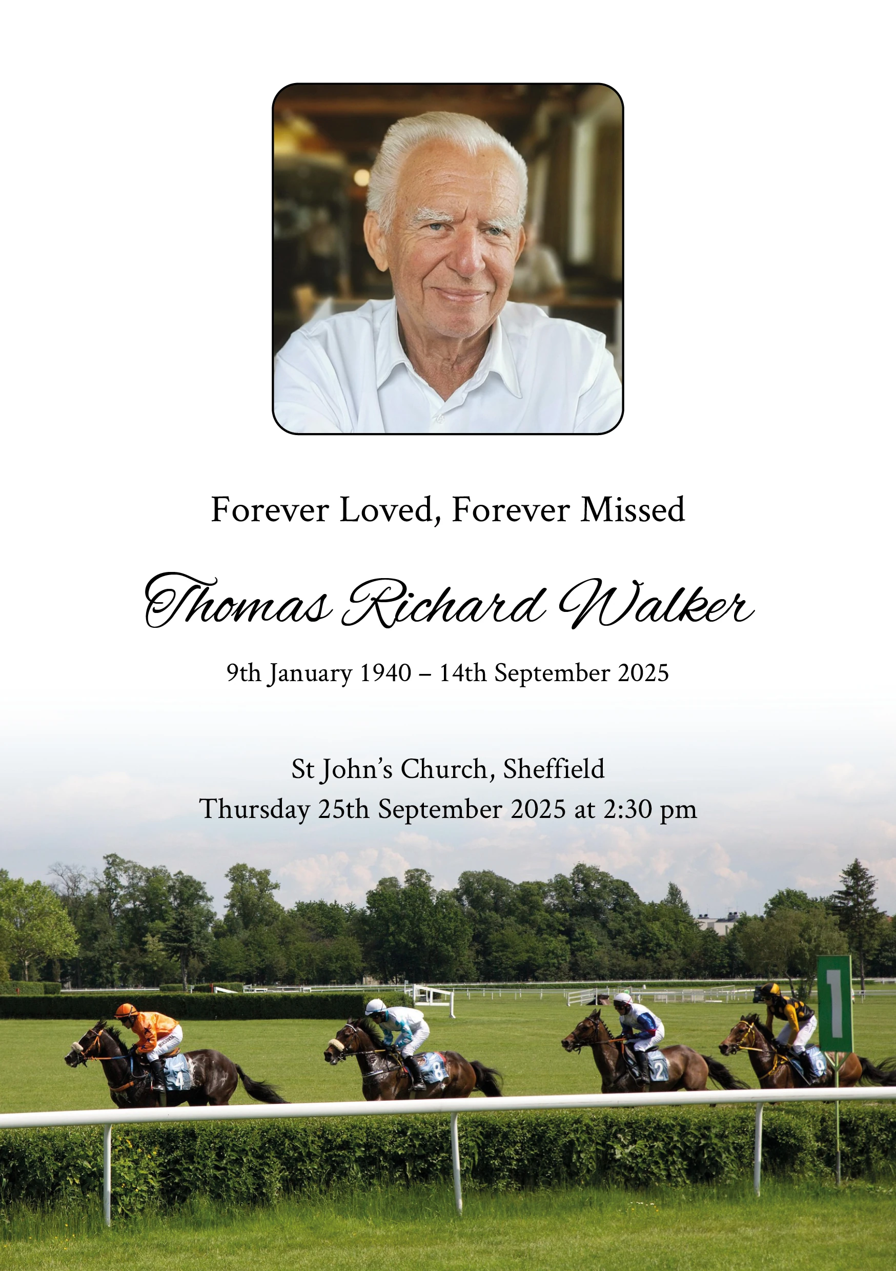 [Photograph — 143 - horse racing cover]