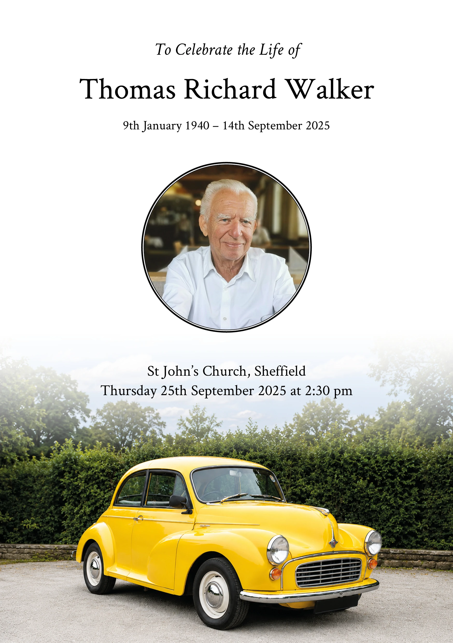 [Photograph — 145 - classic car journey cover]